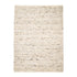 Wollteppich Natur | Reine Schur-Wolle Handweb Teppich im Skandinavischen Design | Sand Multi